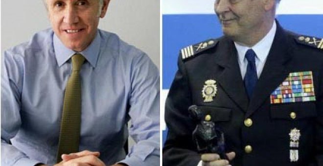 El tertuliano Eduardo Inda y su amigo Eugenio Pino, ex número dos de la Policía.