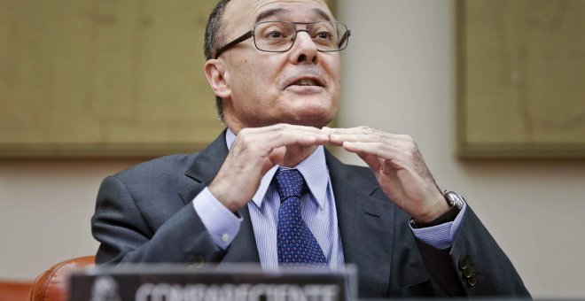 El gobernador del Banco de españa, Luis María Linde, en una comparecencia parlamentaria. EFE