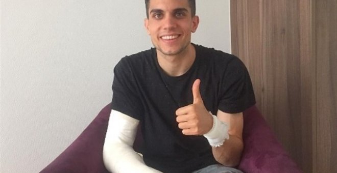 Imagen que Marc Bartra ha compartido en su cuenta de Instagram.