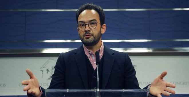 El portavoz del PSOE en el Congreso, Antonio Hernando.- EFE
