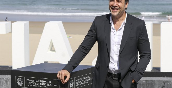 El actor Javier Bardem, en el Festival de San Sebastián. E.P.