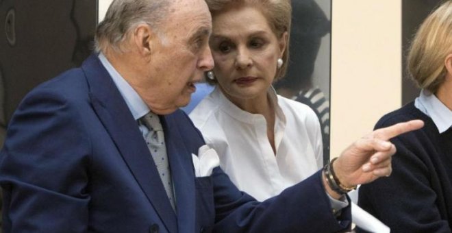 Carolina Herrera y su marido, Reinaldo Herrera. EFE/Archivo