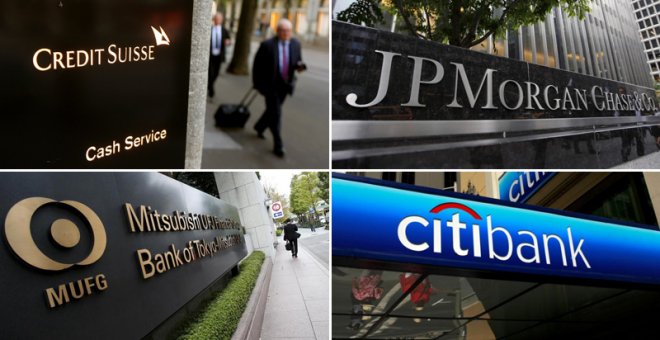 Credit Suisse, JP Morgan, Bank of Tokio, Citibank