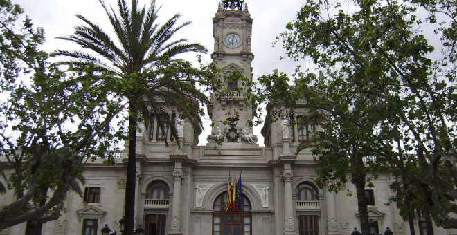 Fachada del Ayuntamiento de Valencia. EFE/Archivo