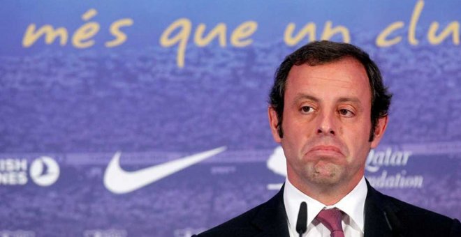 El expresidente del Barcelona Sandro Rosell. EFE