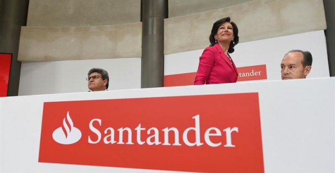 La presidenta del Banco Santander, Ana Patricia Botín, ha comparecido para informar sobre la adquisición del Banco Popular y sobre la ampliación de capital para afrontar esta compra. EFE/Fernando Villar