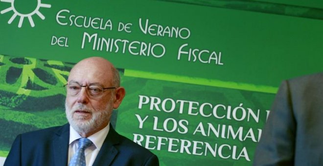 El fiscal general del Estado, José Manuel Maza, este viernes / EFE