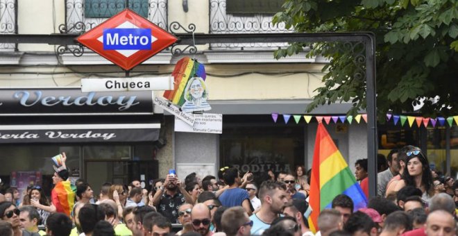Fiestas del 'Orgullo Gay' en al barrio madrileño de Chueca.EFE/Archivo