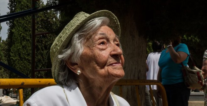 Exhumación de Timoteo Medieta en el cementerio de Guadalajara por orden de la Justicia de Argentina.Óscar Rodríguez, miembro de la ARMH