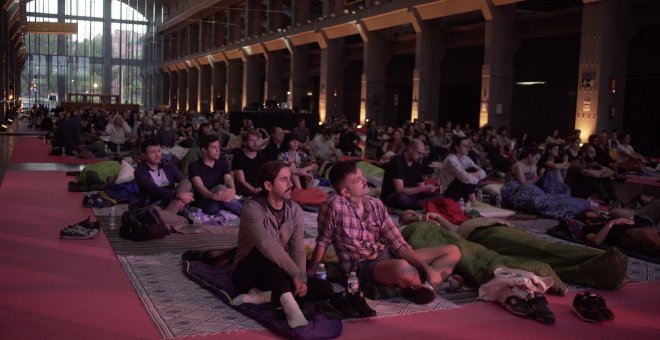 Algunos de los asistentes al concierto en Madrid de Max Richter