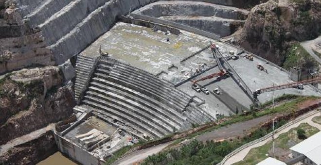 Vista de pájaro de la presa 'El Zapotillo'. / Gobierno del Estado de Guanajuato