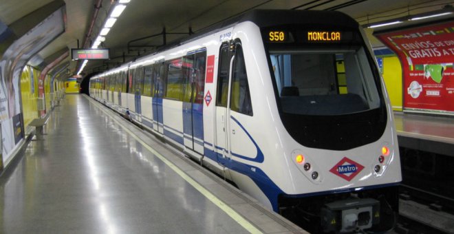 Estación de la Línea 3 del Metro de Madrid.
