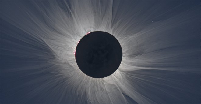 Imagen del Sol tomada desde Palu, Indonesia.