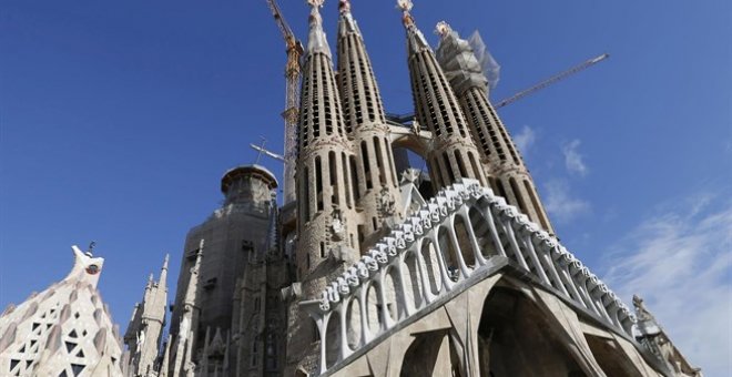 La Sagrada Familia, obra de Antonio Gaudí. Europa Press