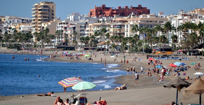 Playa de la localidad malagueña de Estepona. E.P.