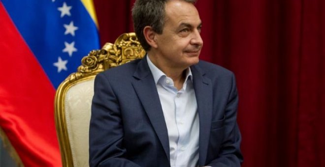 El expresidente del Gobierno José Luis Rodríguez Zapatero en una anterior visita a Venezuela. - EFE