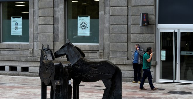 Edificio de la sede de Liberbank, en Oviedo. REUTERS