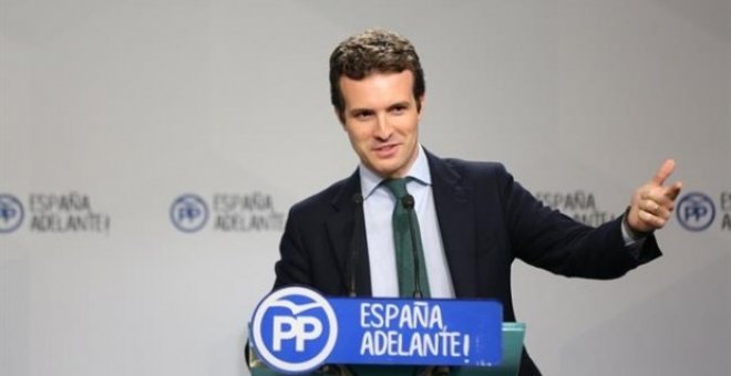 El vicesecretario de comunicación del Partido Popular, Pablo Casado / EUROPA PRESS