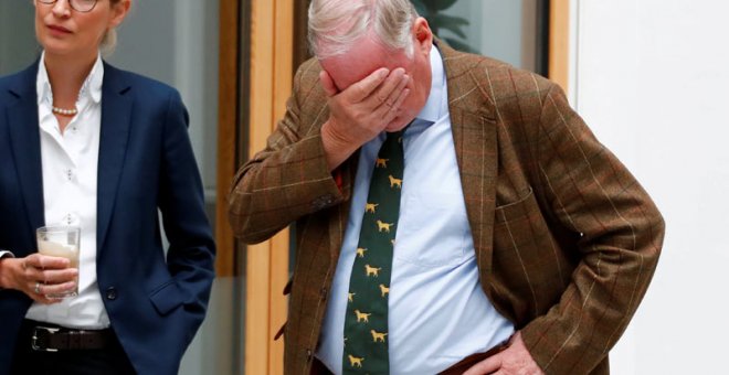 Alice Weidel y Alexander Gauland, líderes del partido ultraderechista AfD el pasado 21 de agosto de 2017 en Berlín. | REUTERS