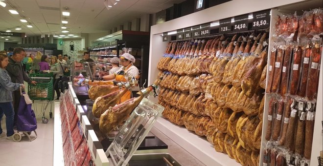 Imagen del nuevo supermercado Mercadona en Logroño. E.P.