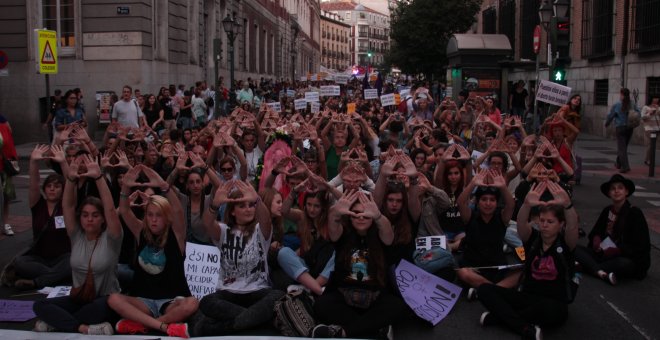 Manifestación por el aborto libre