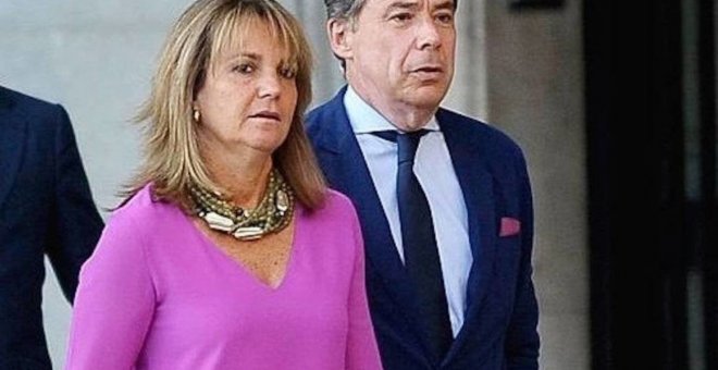 Lourdes Cavero e Ignacio González. EFE