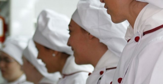 Foto de alumnas del colegio Fuenllana de Alcorcón