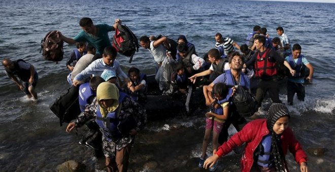 Refugiados afganos llegando a Lesbos / Alkis Konstantinidis -  Reuters