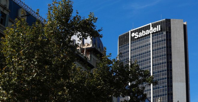 Sede del Banco Sabadell en Barcelona. REUTERS