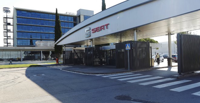 Entrada de la planta de Seta en Martorell (Barcelona).EFE