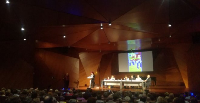 Homenaje al papel de las mujeres en la II República en el Palacio de Cibeles en Madrid / PÚBLICO