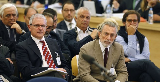 Francisco Correa durante el Juicio Gürtel. /EFE