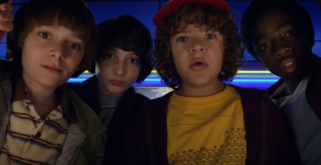 La pandilla de 'Stranger Things', casi al completo.