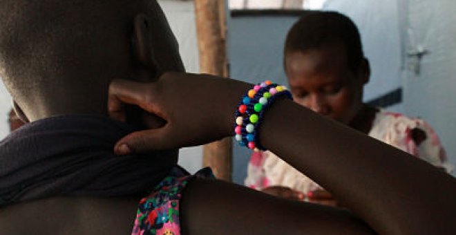 El centro de MSF presta atención física y psicológica a las víctimas de la violencia sexual en Sudán del Sur. Fotografía: Pablo L. Orosa