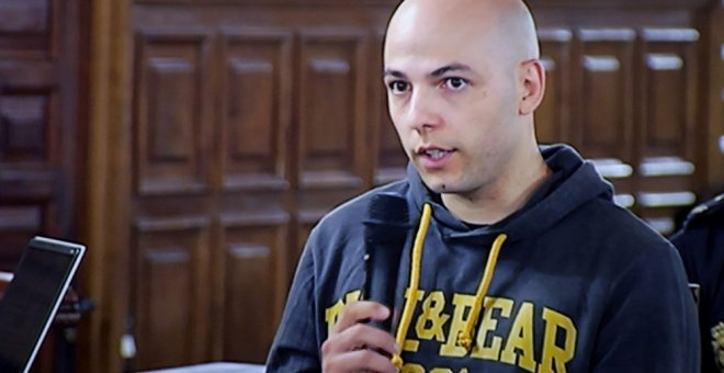 Sergio Morate, durante el juicio en la Audiencia Provincial de Cuenca. EFE