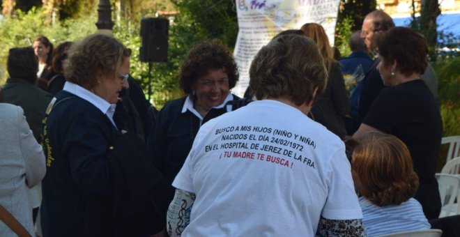 Homenaje al fallecido José Luis Gordillo, periodista e investigador de la trama de los bebés robados. MARÍA SERRANO