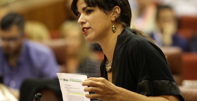 Teresa Rodríguez, líder de Podemos en Andalucía. /Parlamento de Andalucía