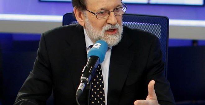 Fotografía facilitada por la Cadena COPE, del presidente del Gobierno, Mariano Rajoy. - EFE