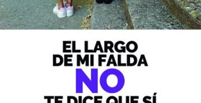Campaña puesta en marcha por el ayuntamiento de Sevilla para el próximo 25 de noviembre: "El largo de mi falda NO te dice que sí"