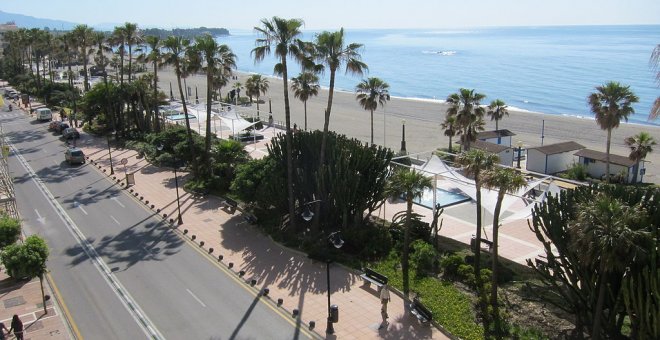 Paseo marítimo de Estepona.