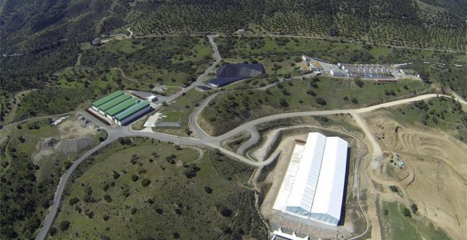 Vista aérea del Almacén Centralizado de Residuos de Baja y Media Actividad El Cabril. / EFE