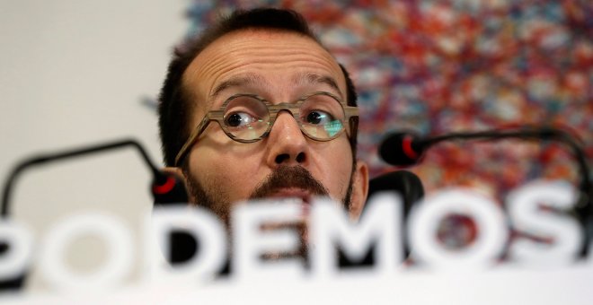 El portavoz de la Ejecutiva de Podemos, Pablo Echenique. EFE/Fernando Alvarado