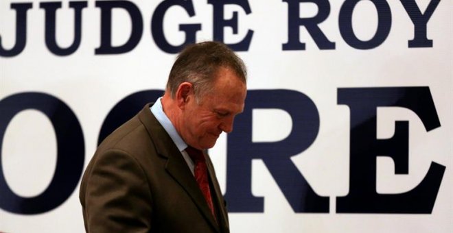 El candidato republicano al Senado Roy Moore. - EFE