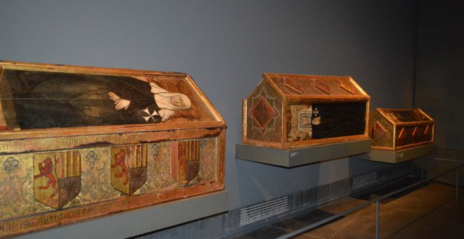 Sepulcros en el Museu de Lleida. / Europa Press