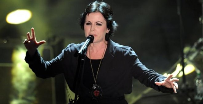 La cantante de The Cranberries. AFP