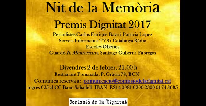 Premis Dignitat 2017