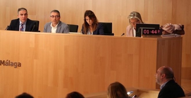 Pleno en la Diputación de Málaga. EUROPA PRESS