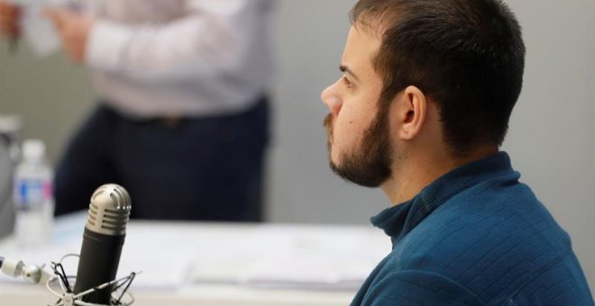 La Audiencia Nacional juzga de nuevo al rapero Pablo Hasel. EFE/ Fernando Alvarado