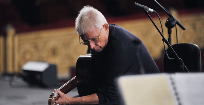 El cantautor Raimon, Premio 'Abogados de Atocha' 2018. / PALAU DE LA MÚSICA