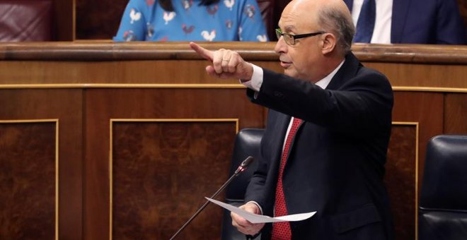 El ministro de Hacienda, Cristóbal Montoro. - EFE